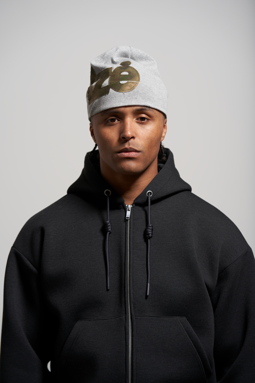 grey woodland beanie